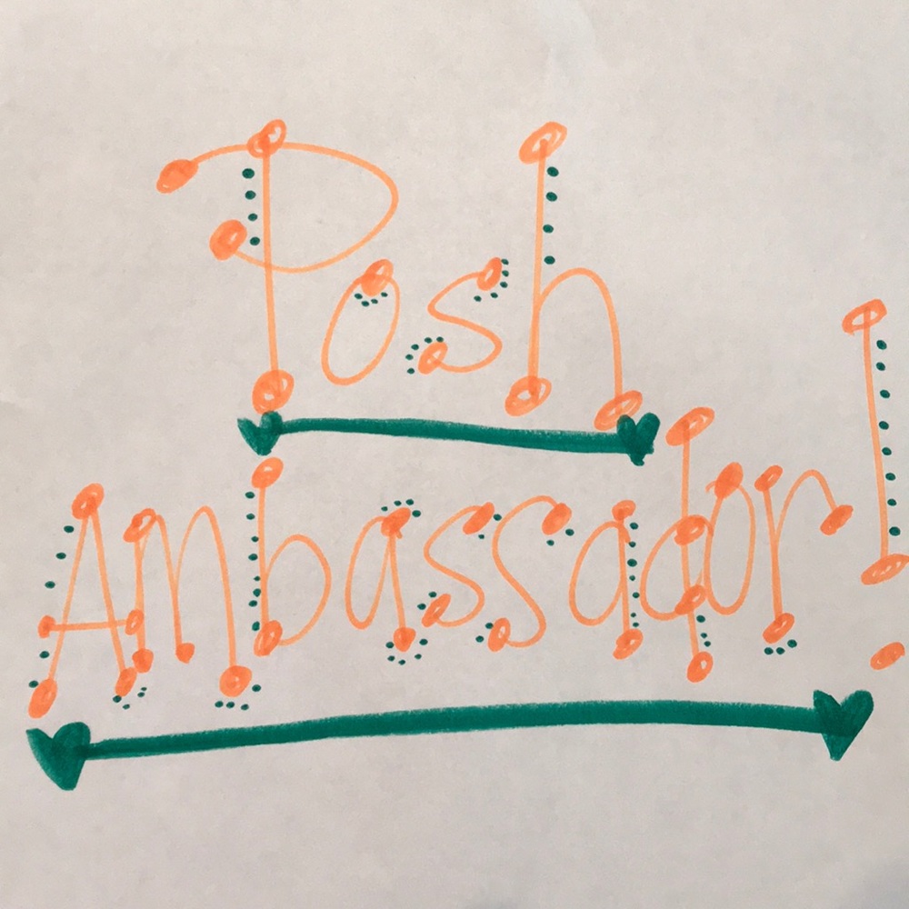 POSH AMBASSADOR status 💗🙏🏻🎂👛👗👠👙👟🧣👢🌟
